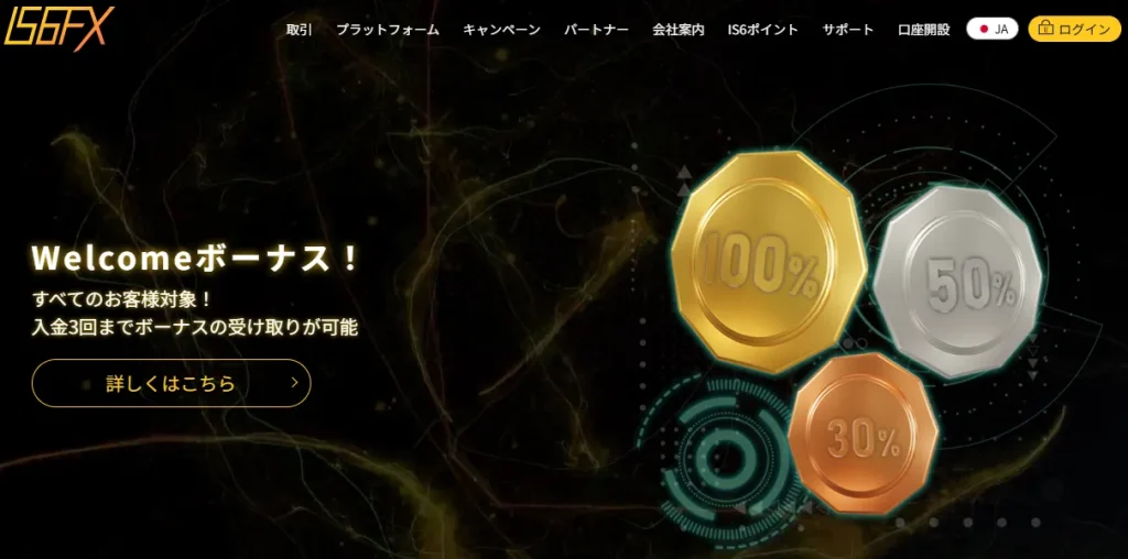 IS6FXのトップページ