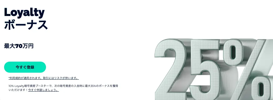 FXGTのLoyaltyボーナス